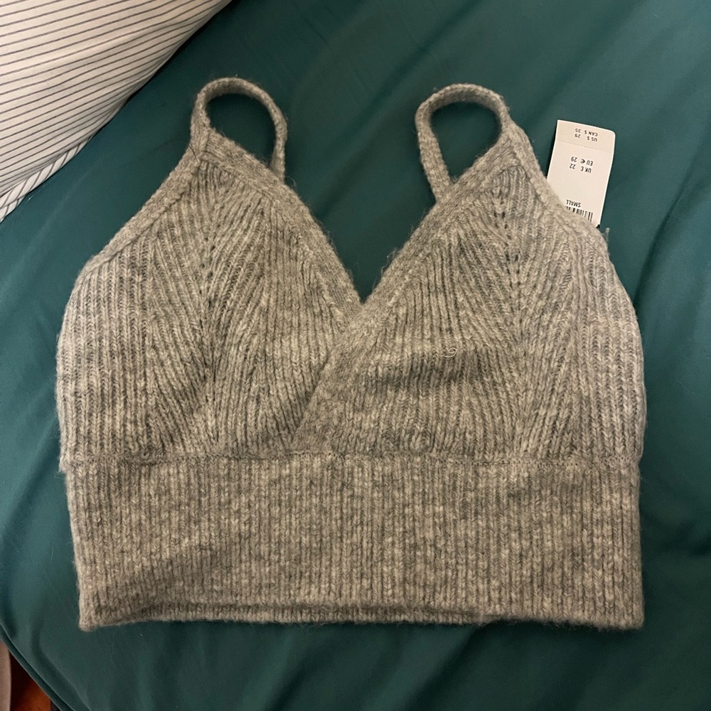 Knit crop top